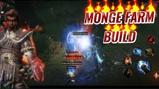 MONGE BUILD SPEED FARMDIABLO IMMORTAL [upl. by Asalocin]