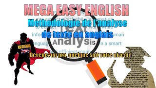 Méthodologie de lanalyse de texte en anglais Moins de 20 minutes pour devenir un pro de lanalyse [upl. by Cash987]