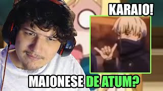 LEANDRINHOO E JEFF REAGINDO AOS PERSONAGENS DE ANIME FALANDO PORTUGUÊS [upl. by Aseel]