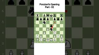 Chess Opening Day  200Ponzianis Opening Part  02 [upl. by Ramona802]