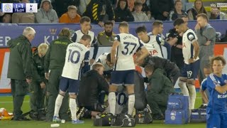 Pray for Rodrigo Bentancur Injury 😖 Leicester City vs Tottenham Hotspur 11 All Goals Highlights [upl. by Atelra]