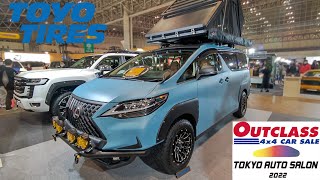 Outclass cars Alphard Land Cruiser 300 Suzuki Jimny Every Wagon  Tokyo Auto Salon 2022 [upl. by Uda111]