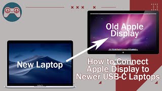 How to connect Apple Cinema Display with newer USBC MacBook Pro 2016 [upl. by Angil]