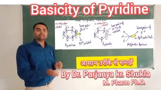 Basicity of Pyridine  Comparison of Basicity of Pyridine Pyrrole amp Aliphatic Amines  In Easy Way [upl. by Alliuqaj743]