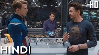 Tony Stark and Banner Funny Moments in Hindi  Avengers 2012  Ironman and Hulk Funny Scenes [upl. by Aterg239]