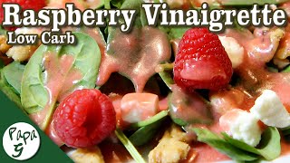 Raspberry Vinaigrette Salad Dressing – Low Carb Keto Recipe │ Saucy Sunday [upl. by Hanaj]