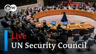 Live UN Security Council on situation in the Middle East  DW News [upl. by Nim449]