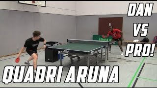 Quadri Aruna vs TableTennisDailys Dan [upl. by Ymmot69]