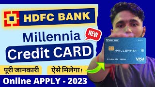 HDFC Bank Credit Card  2023  HDFC Millennia Credit Card  HDFC Credit Card Apply Online [upl. by Kumar]