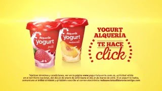 Yogurt Alquería ¡Haz click y si te habla podrás ganar [upl. by Ainecey91]