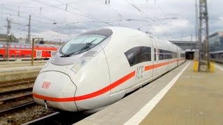 German ICE High Speed Trains at Munich Main Station 16102014 [upl. by Clemence248]