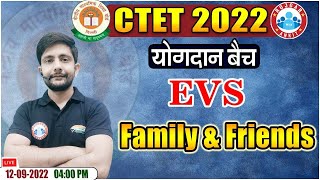 Family amp Friends परिवार एवं मित्र CTET EVS Classes18 CTET योगदान बैच EVS by Ankit Chaudhary Sir [upl. by Congdon]