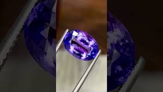 Oval Cut Blue Tanzanite Gemstone 780 ct tanzanite gemstone gemstonecollection gemstonejewelry [upl. by Nireil910]