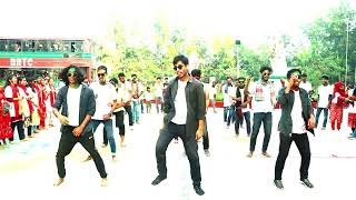 Flashmob By Department of CSTE  Shondhikhon12 Batch Farewell  NSTU [upl. by Sateia841]