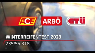 ARBÖWinterreifentest 2023 [upl. by Hgielyak]