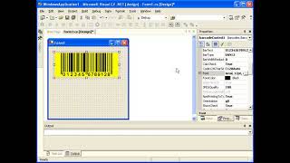 Create barcodes in Visual studio using NET Control [upl. by Enaasiali555]