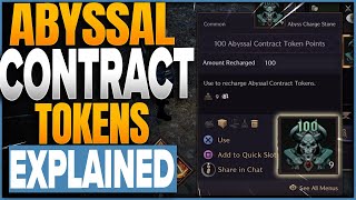 Abyssal Contracts amp Tokens Explained  Where To Get  How To Use  Throne amp Liberty [upl. by Ardnasela996]