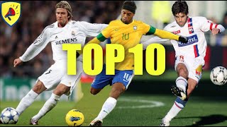 TOP 10 des Meilleurs Tireurs de Coup Francs [upl. by Oj]