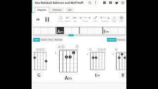 Ava Rebekah Rahman and Wolf Hoffmann  The Moldau  Guitar Chord [upl. by Aldwon]