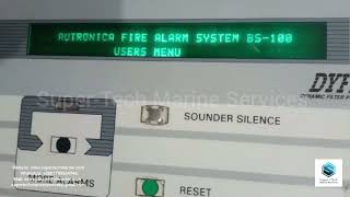 POWER TESTING MARINE AUTOMATION SPARE AUTRONICA FIRE ALARM SYSTEM BS100 AUTRONICA BS100 SUPPLIER [upl. by Bocaj609]