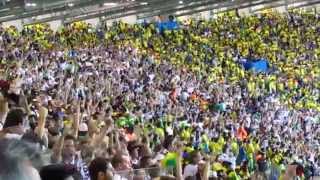 Third and fourth German goals celebration in the stadium in a single quick shot [upl. by Alyse232]