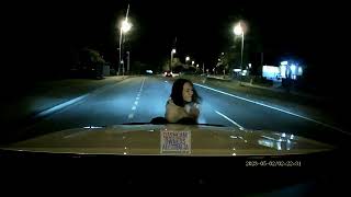 Insurance Fraud  Carjacking attempt caught on dashcam  Browns Plains QLD [upl. by Neiman]