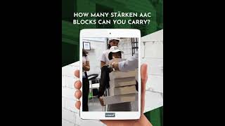 How Many STÄRKEN AAC Blocks Can You Carry  STÄRKEN AAC  STÄRKEN Philippines [upl. by Saltsman]