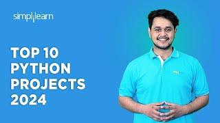 Top 10 Python Projects 2024  10 Best Python Projects for Resume  Python Project Ideas Simplilearn [upl. by Nauqahs]