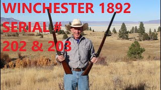 Winchester 1892  Shooting the Earliest Consecutive Pair [upl. by Rawlinson]