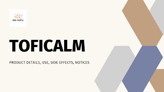 TOFICALM Uses composition side effects and product details TOFICALM 100TOFICALM 50TOFISOPAM [upl. by Alihet]