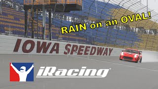 iRacing RAIN on an OVAL [upl. by Finah]