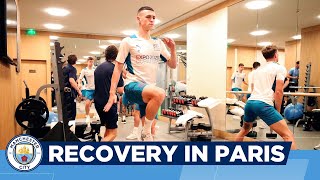 Behind the scenes in the Gym  Man City Training post PSG [upl. by Alick945]