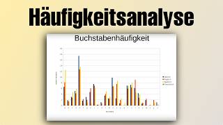 Kryptanalyse Häufigkeitsanalyse und CaesarVerschlüsselung [upl. by Ytitsahc]