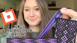 how to read BraceletBook patterns for beginners [upl. by Airamasor]