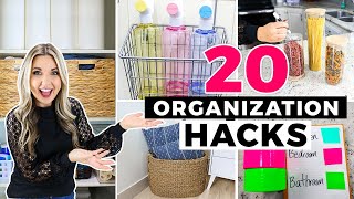 20 Organization Hacks That ACTUALLY Work [upl. by Philender]