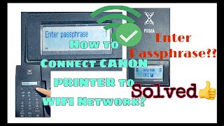 Ganito lang Pala  Canon Printer  Connect  Wifi Network [upl. by Ogilvie]