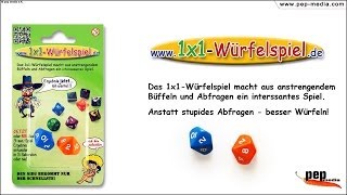 1x1 Würfelspiel  1mal1 lernen amp üben [upl. by Lazes571]