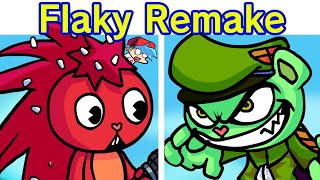 Friday Night Funkin VS Flaky Remake FULL WEEK  Flippy FNF ModFalling FlakesHappy Tree Friends [upl. by Sykes]