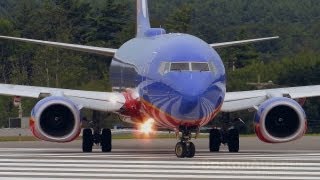 Southwest B737800 Close Up amp Takeoff [upl. by Drescher]