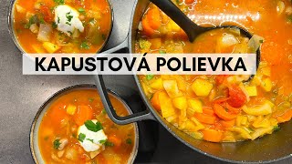 HUSTÁ Kapustová Polievka z Hlávkovej Kapusty so zeleninou RECEPT  Recepty CVR [upl. by Lapides]