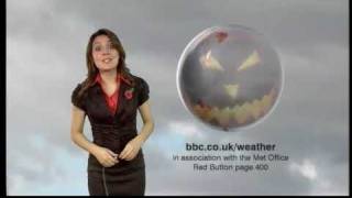 Laura Tobins looking worried about the weather BBC News 311009 [upl. by Ahseneuq615]