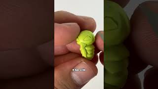 Kakuna pokemon kakuna pokemongo pokemoncomunity polymerclay handmade artandcraft miniature [upl. by Suhcnip]