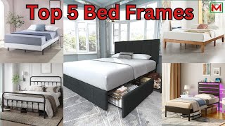 Top 5 Bed Frames  Best Platform Bed Frames On Amazon 2024 [upl. by Harbour]