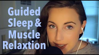 ASMR Close Whisper Guided Sleep  Muscle Relaxation with countdown [upl. by Garlaand]