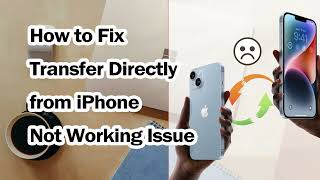 Troubleshooting iPhone 15 Old iPhone Not Detected for Quick Start Data Transfer FIXED [upl. by Peggie583]