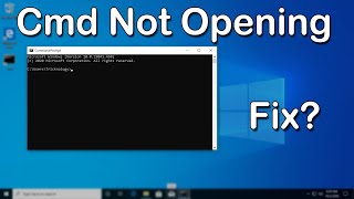 How to Fix Command PromptCMD Not WorkingOpening in Windows 10 [upl. by Franck112]