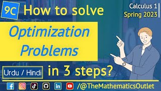 How to solve optimization problems  Applied optimization  Lec 9C [upl. by Annahs]