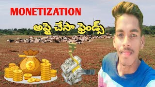 Monetization కీ అప్లై చేసా ఫ్రెండ్స్monitization ytstudio erningmoney [upl. by Dorri189]