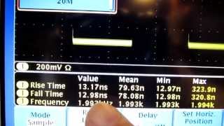 96 Tutorial on Digital Oscilloscope sample rate record length and data processing [upl. by Acissej]