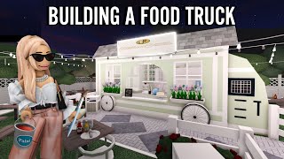 BUILDING A FOOD TRUCK IN BLOXBURG  roblox [upl. by Tennes]